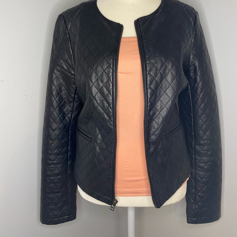 Black Leather Jacket - Picture 2 of 4